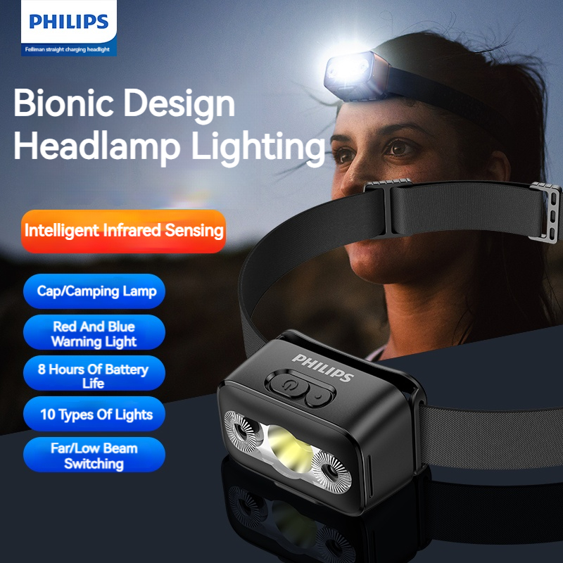 Outdoor Lighting Panel - Latarka czołowa LED Philips z czujnikiem,