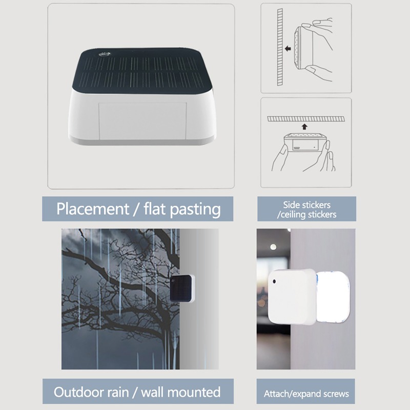 Outdoor Lighting Zigbee - Inteligentny czujnik światła słonecznego Tuya Zigbee,