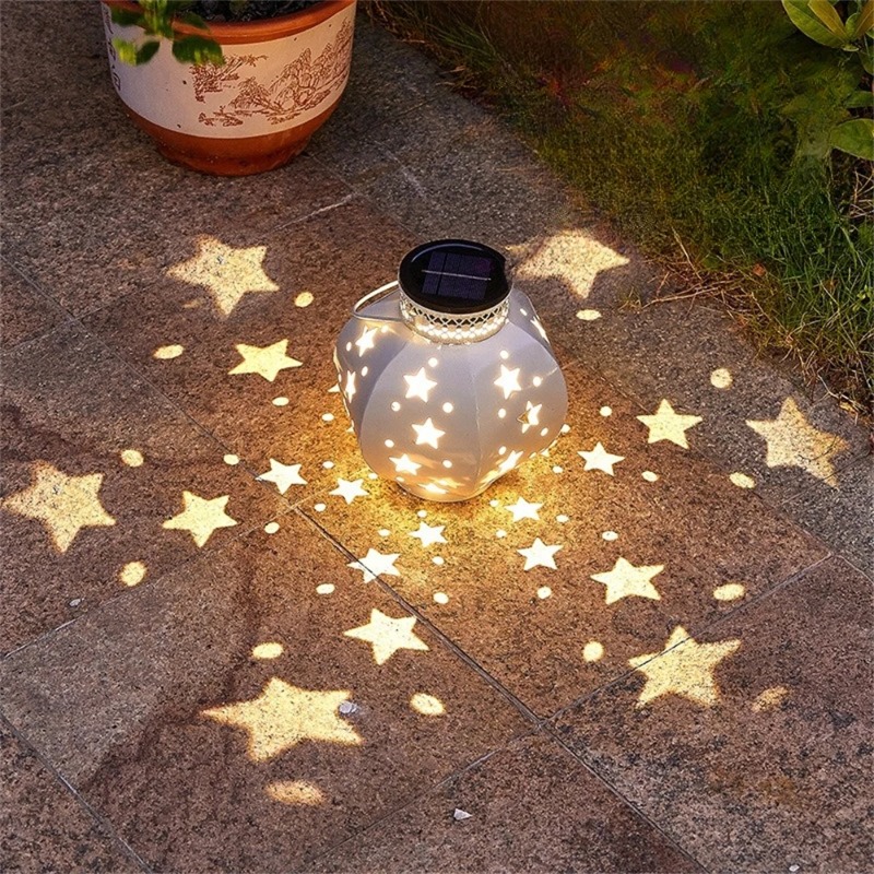 Outdoor Lighting Diy - Projektor Ogrodowy w Kształcie Gwiazdy, Wiszące