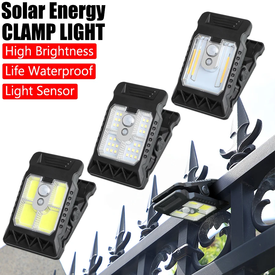 Outdoor Lighting On Fence - 2 szt. LED-owe lampy solarne z