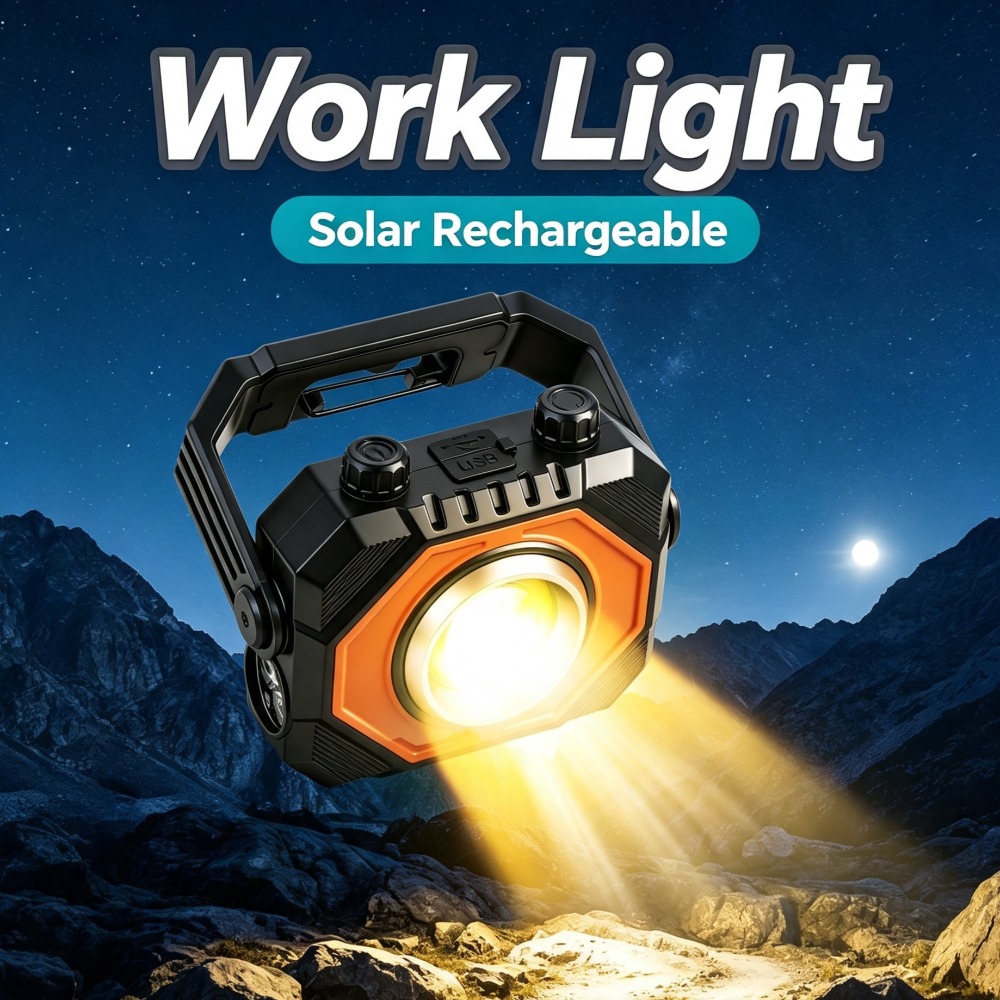 Outdoor Lighting Repair - Nowa wielofunkcyjna lampa robocza COB zasilana