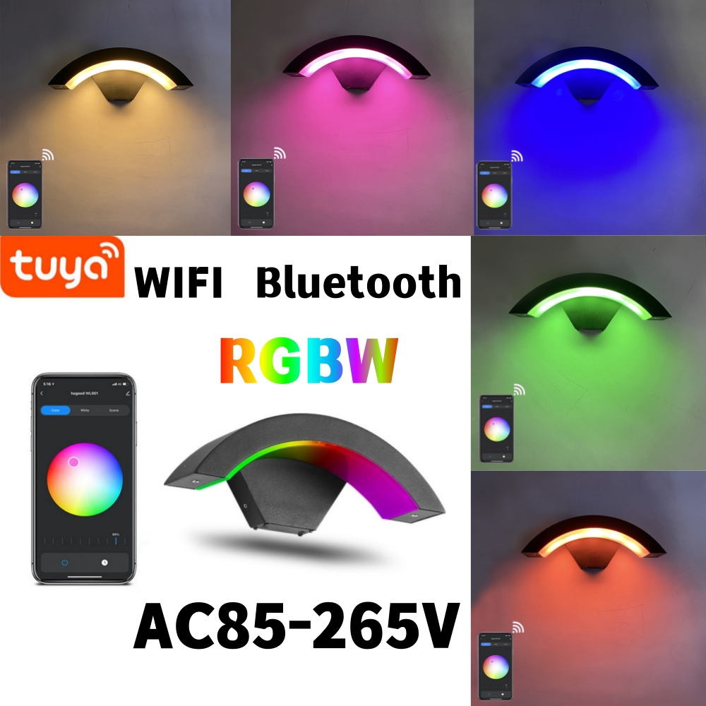 Outdoor Lighting Zigbee - 9W RGBW Inteligentna zewnętrzna lampa ścienna
