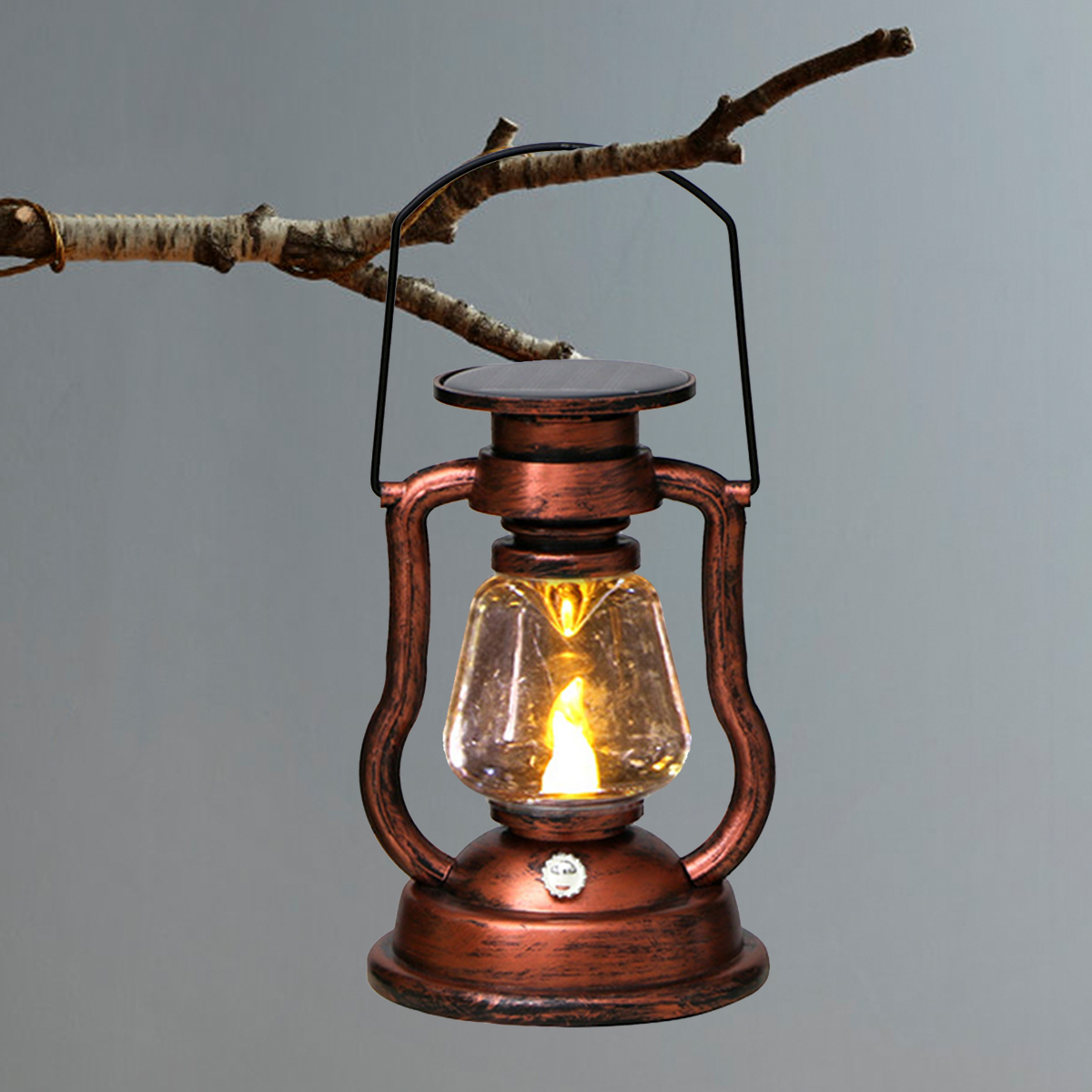 Photocell Outdoor Lighting - Lampa Atmosferyczna Retro LED Solarna Lampa