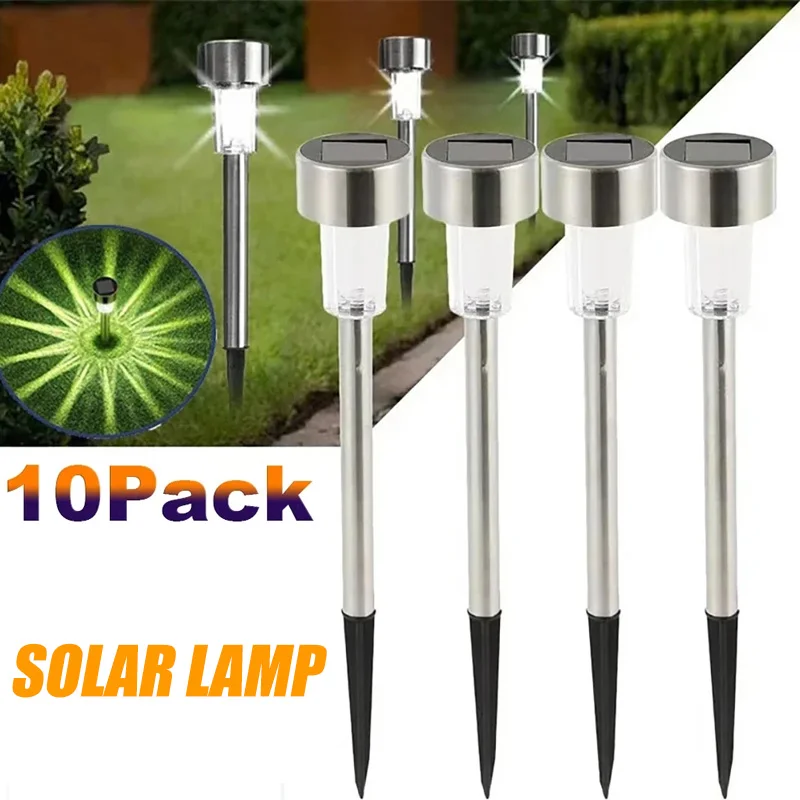 Outdoor Lighting On Fence - Solarne światła zewnętrzne Lampa ogrodowa Zasilana