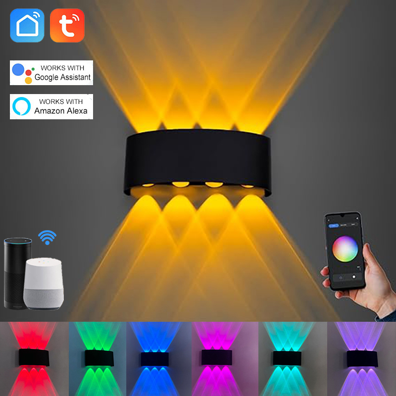 Outdoor Lighting Zigbee - Lampa ścienna Tuya z funkcją świecenia