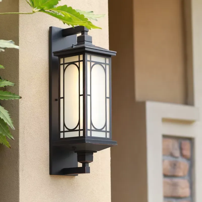 Outdoor Lighting Sconce - Nowoczesna zewnętrzna lampa ścienna, nowy styl,