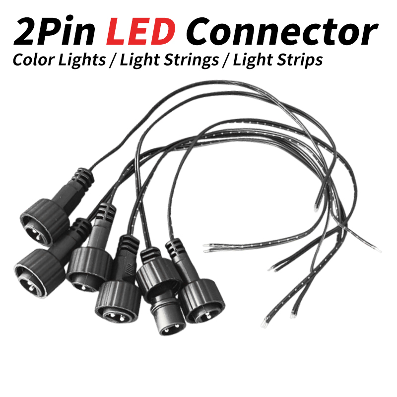 Photocell Outdoor Lighting - Złącze LED 2-pinowe z przewodem 25