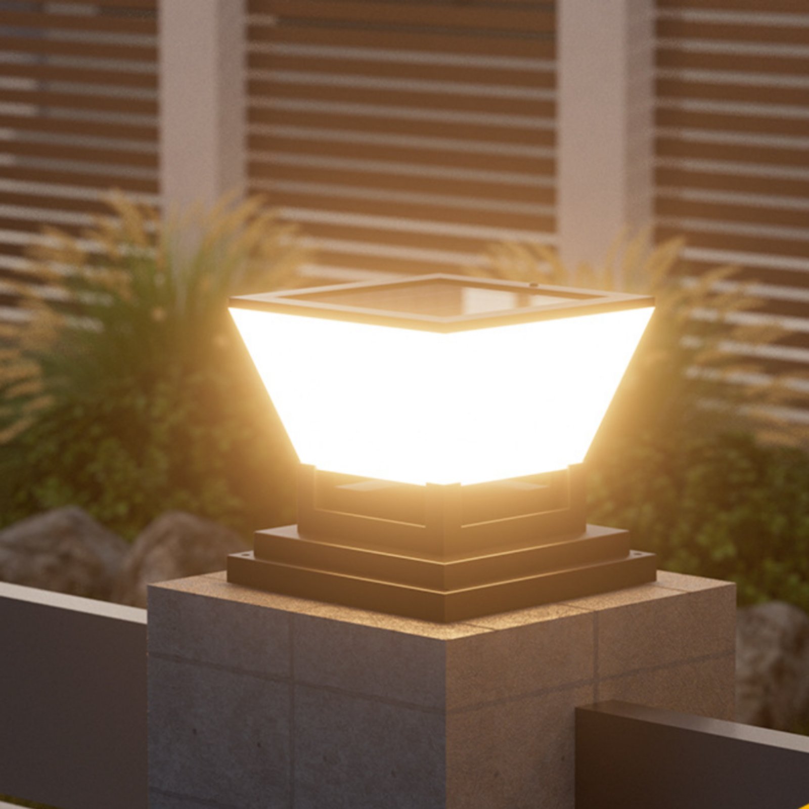 Outdoor Lighting Ip65 - Solarna lampa słoneczna do ogrodzenia, wodoodporna,