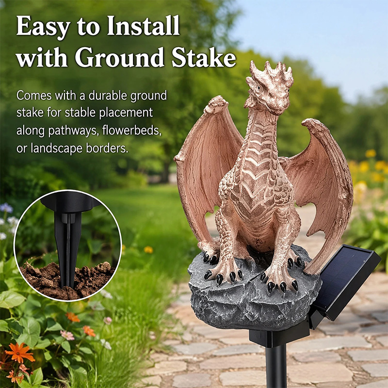 Lampa ogrodowa solarna Dragon  – Photocell Outdoor Lighting recenzja i cena