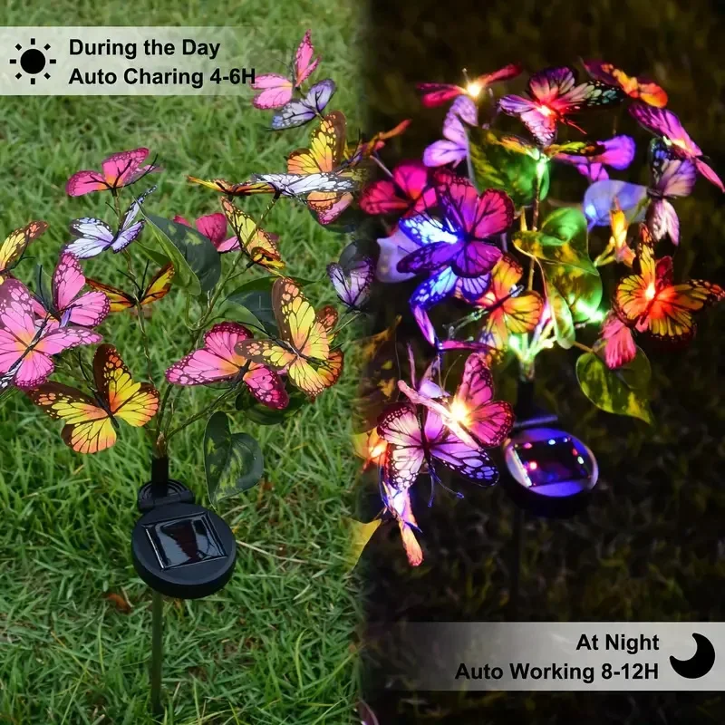 Solarny LED Motyl Lampki Ogrod – Outdoor Lighting Diy recenzja i cena