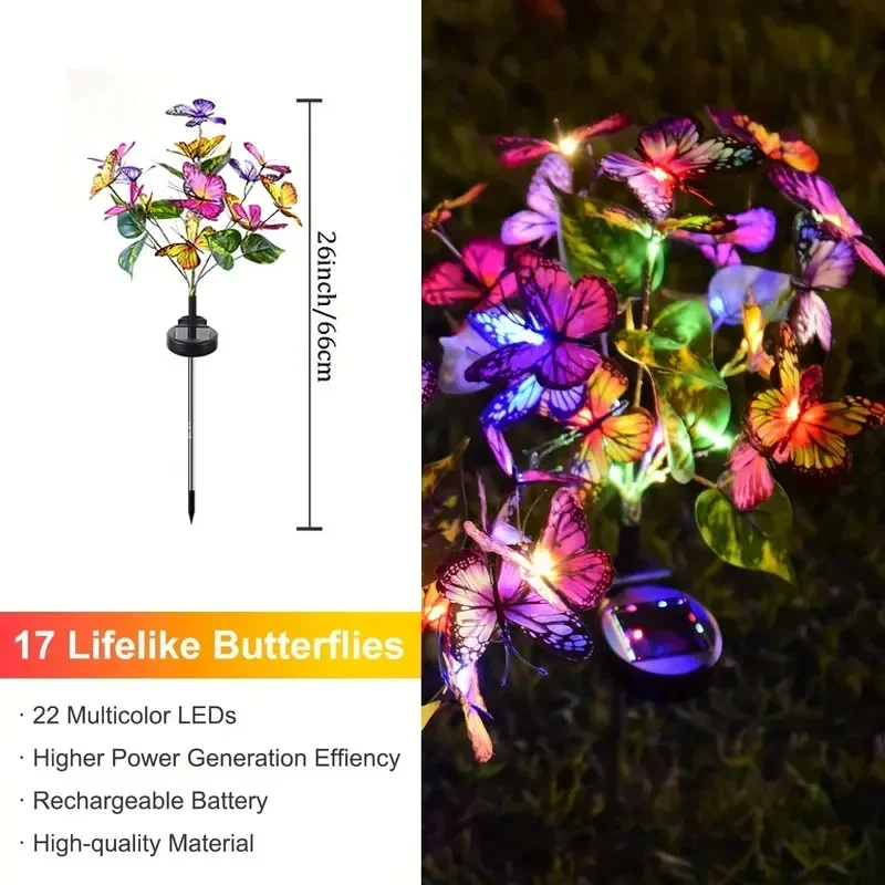 Solarny LED Motyl Lampki Ogrod – Outdoor Lighting Diy recenzja i cena