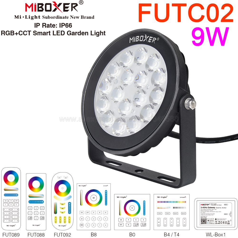 MiBoxer 9W RGB+CCT LED Garden  – Outdoor Lighting Zigbee recenzja i cena