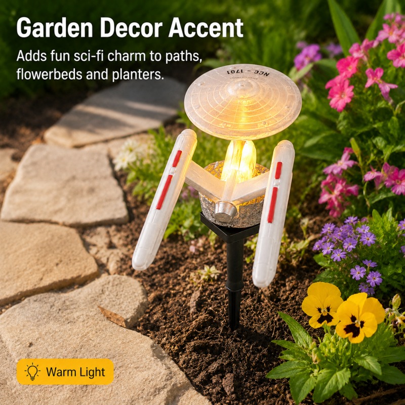 Lampa ogrodowa Star Trek USS E – Photocell Outdoor Lighting recenzja i cena