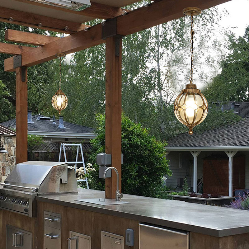 Amerykański wodoodporny żyrand – Outdoor Lighting On Fence recenzja i cena