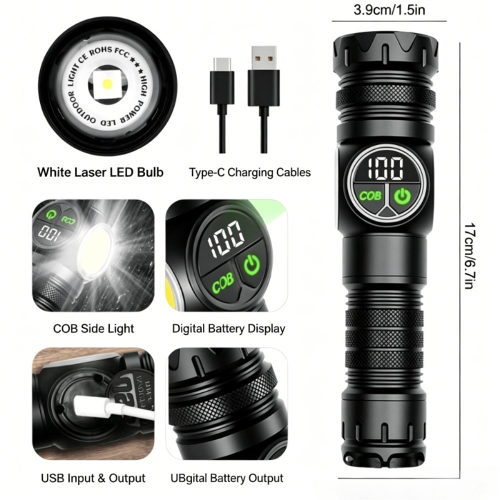 Latarka LED z białym światłem, – Outdoor Lighting Repair recenzja i cena