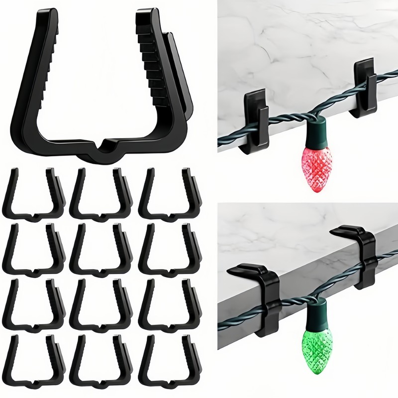 90 sztuk czarnych klipsów do o – Outdoor Lighting On Fence recenzja i cena