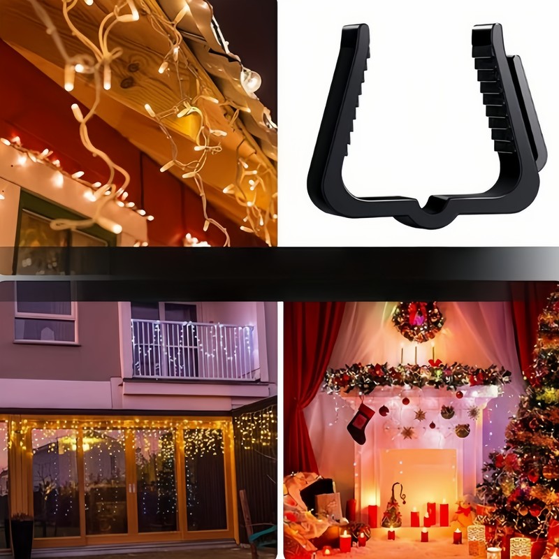 90 sztuk czarnych klipsów do o – Outdoor Lighting On Fence recenzja i cena