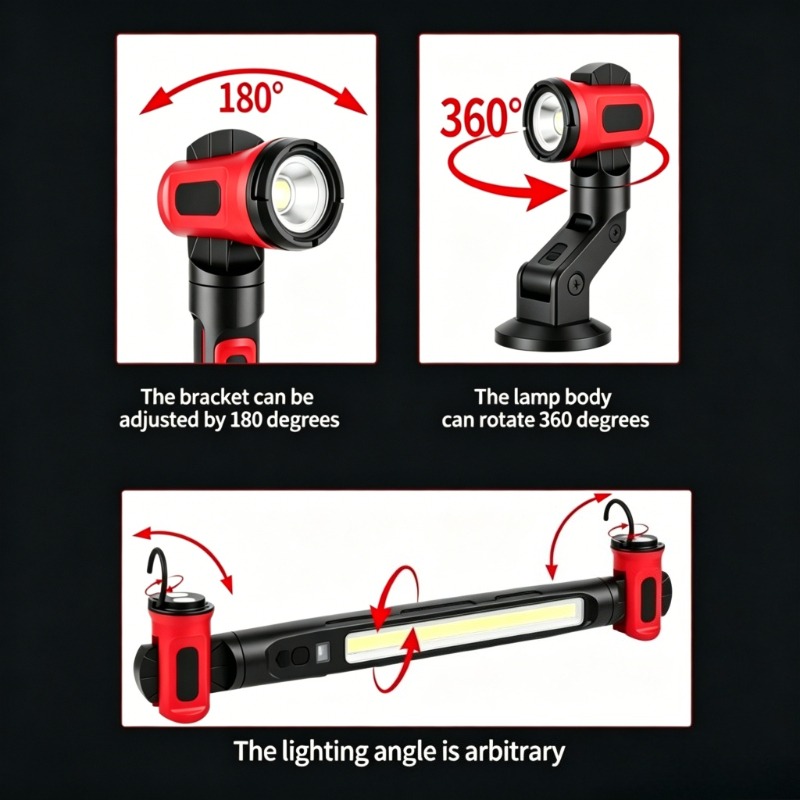 Magnetyczna lampa robocza COB  – Outdoor Lighting Repair recenzja i cena
