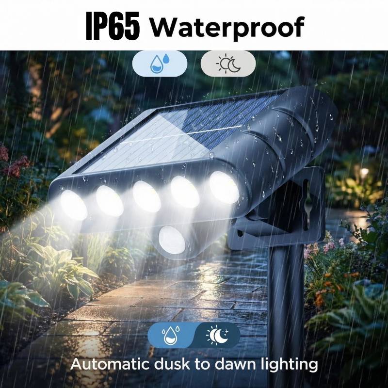 4 szt. Solarna lampa ścienna z – Outdoor Lighting On Fence recenzja i cena