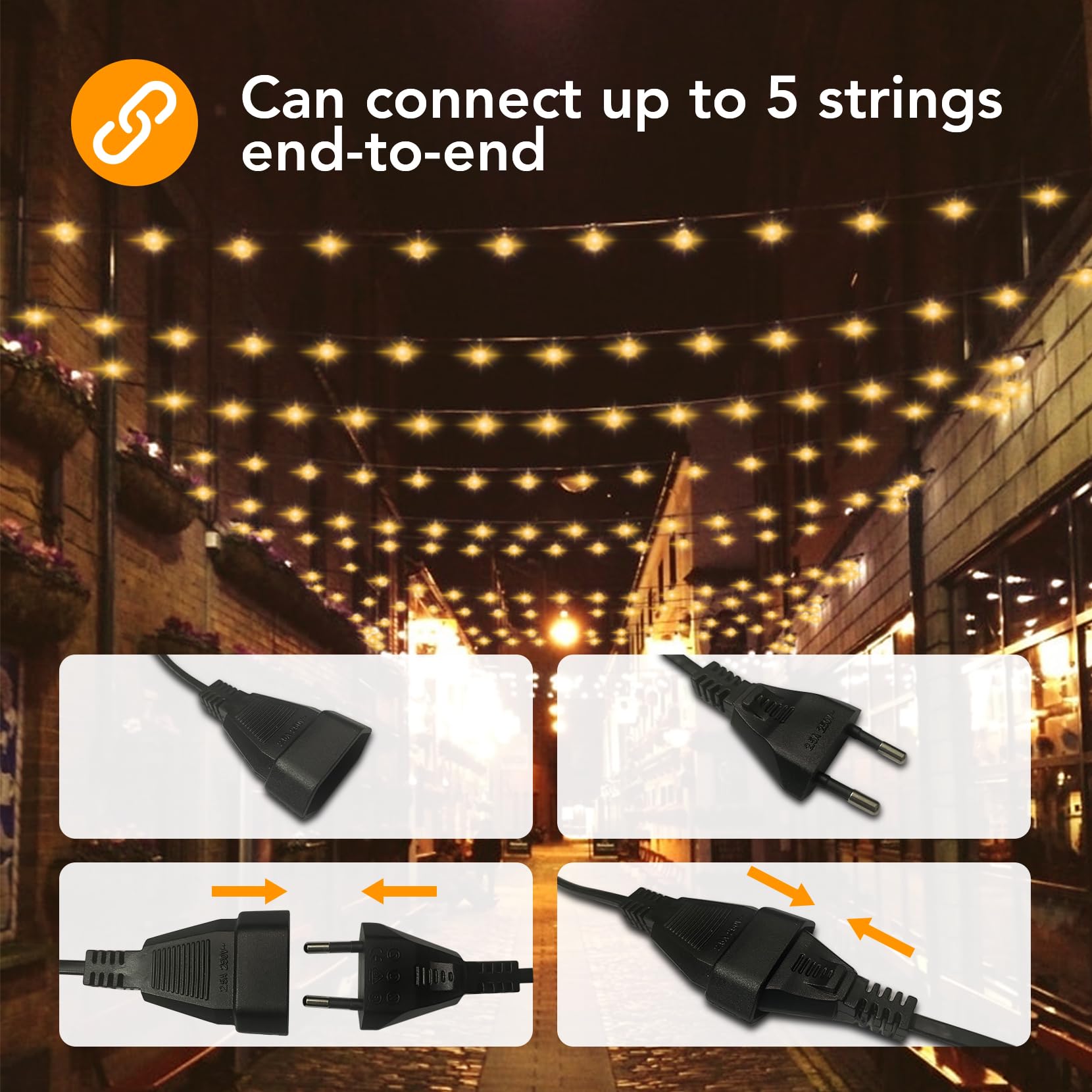 20m 50 żarówek girlanda G40 ła – Outdoor Lighting Sconce recenzja i cena