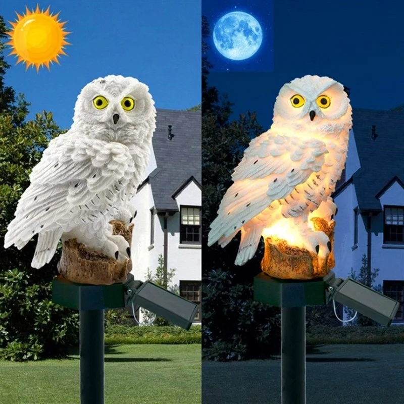 Solarna Statua Sowy, Lampa Ogr – Outdoor Lighting Diy recenzja i cena