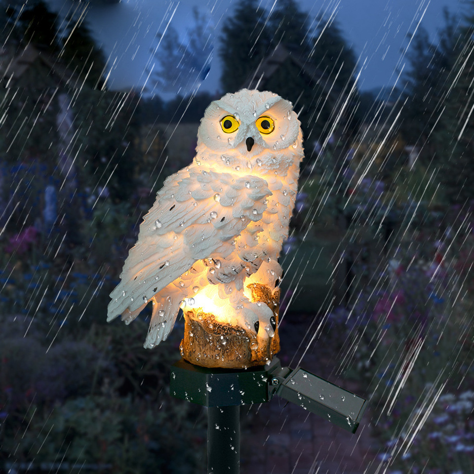 Solarna Statua Sowy, Lampa Ogr – Outdoor Lighting Diy recenzja i cena