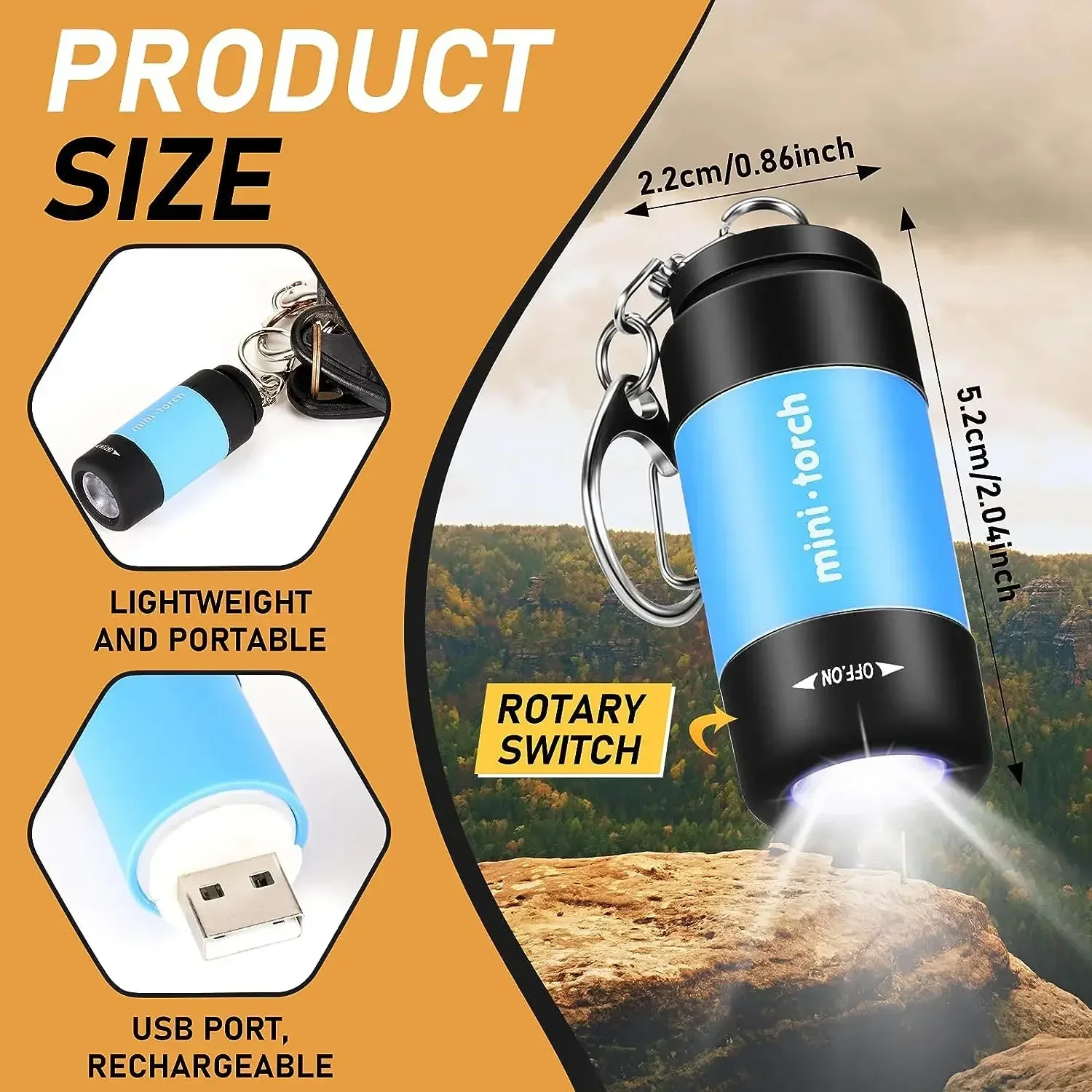 Latarka LED ładowana przez USB – Outdoor Lighting Diy recenzja i cena