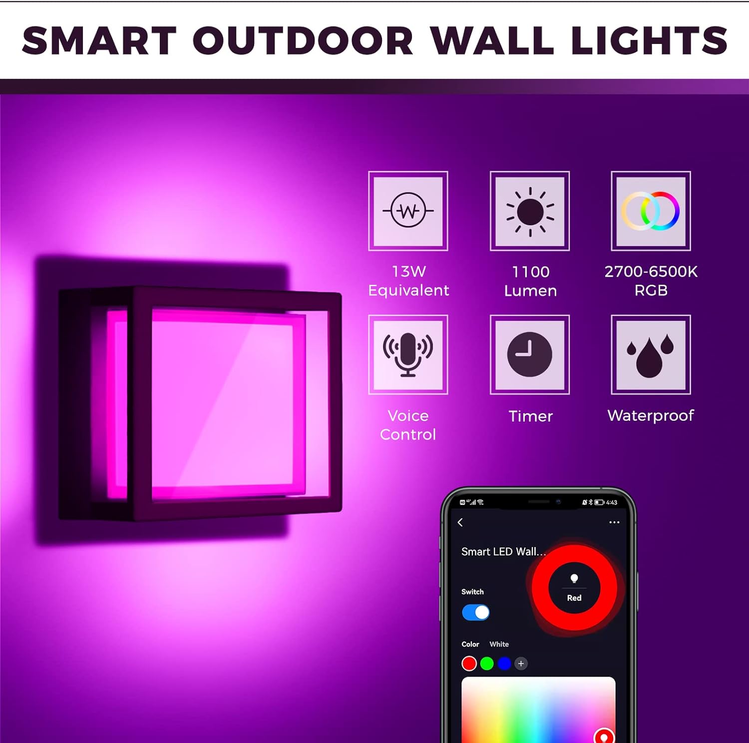 WIFI inteligentna lampa LED na – Outdoor Lighting Zigbee recenzja i cena