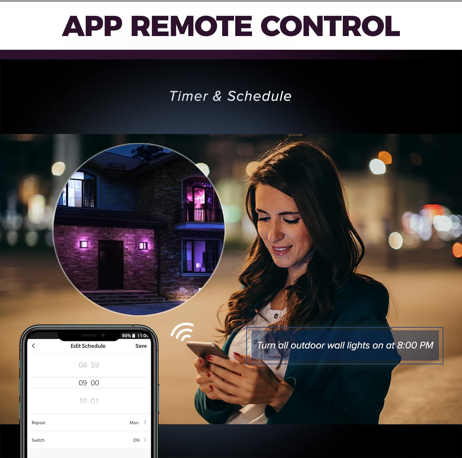 WIFI inteligentna lampa LED na – Outdoor Lighting Zigbee recenzja i cena