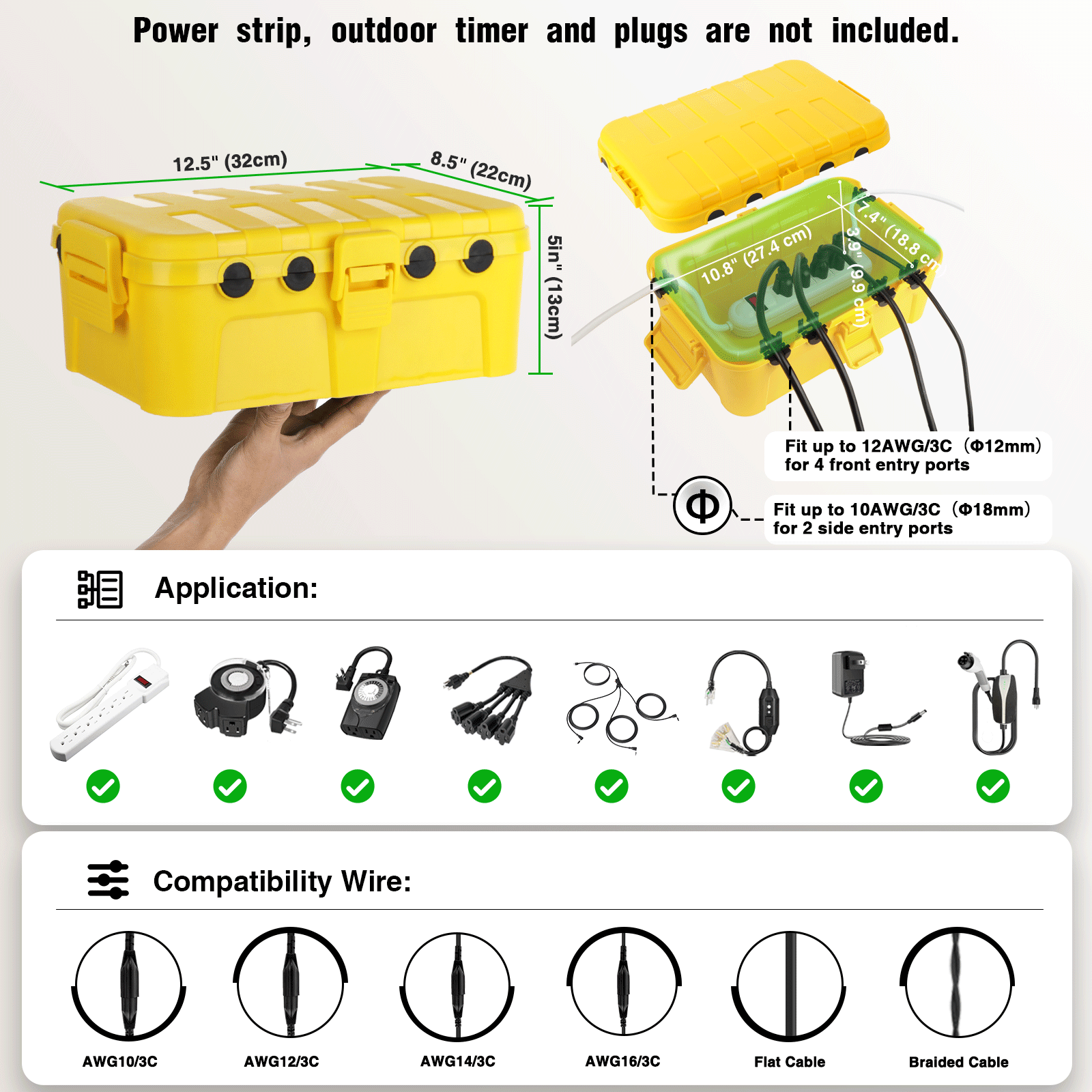 Bardzo Duża Wodoodporna Skrzyn – Outdoor Lighting Box recenzja i cena