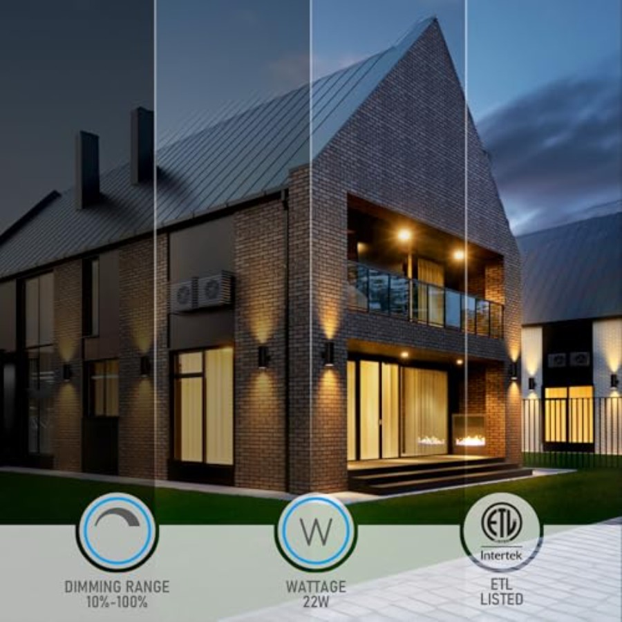 Zewnętrzna lampa ścienna LED C – Outdoor Lighting Sconce recenzja i cena