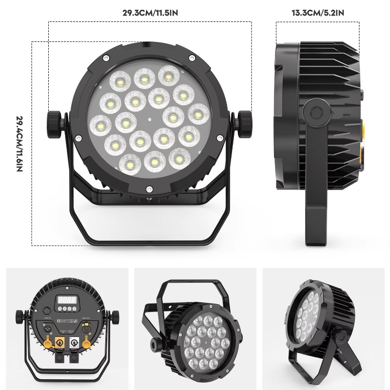 4 szt. 18X10W IP65 Wodoodporne – Outdoor Lighting Ip65 recenzja i cena