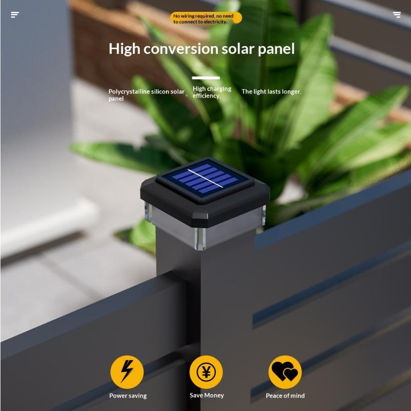 Solarna lampa LED na słupki og – Outdoor Lighting On Fence recenzja i cena