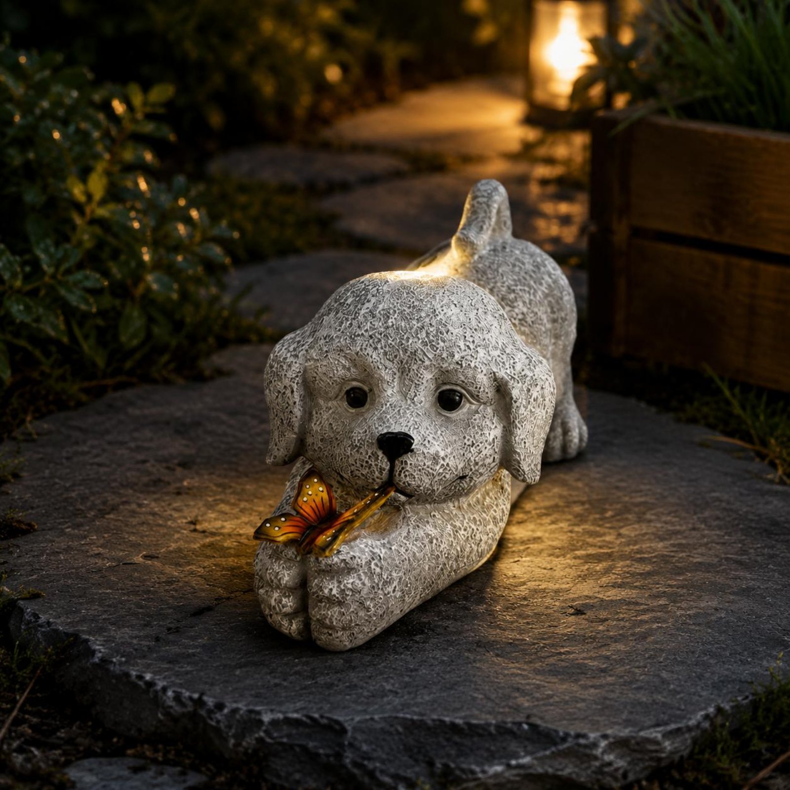 Solarna statua psa z żywicy, s – Outdoor Lighting Ip65 recenzja i cena