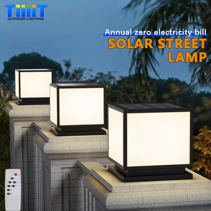 Zewnętrzna lampa solarna LED w – Outdoor Lighting On Fence recenzja i cena