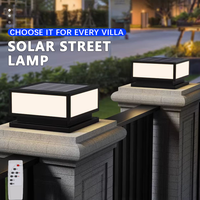 Zewnętrzna lampa solarna LED w – Outdoor Lighting On Fence recenzja i cena