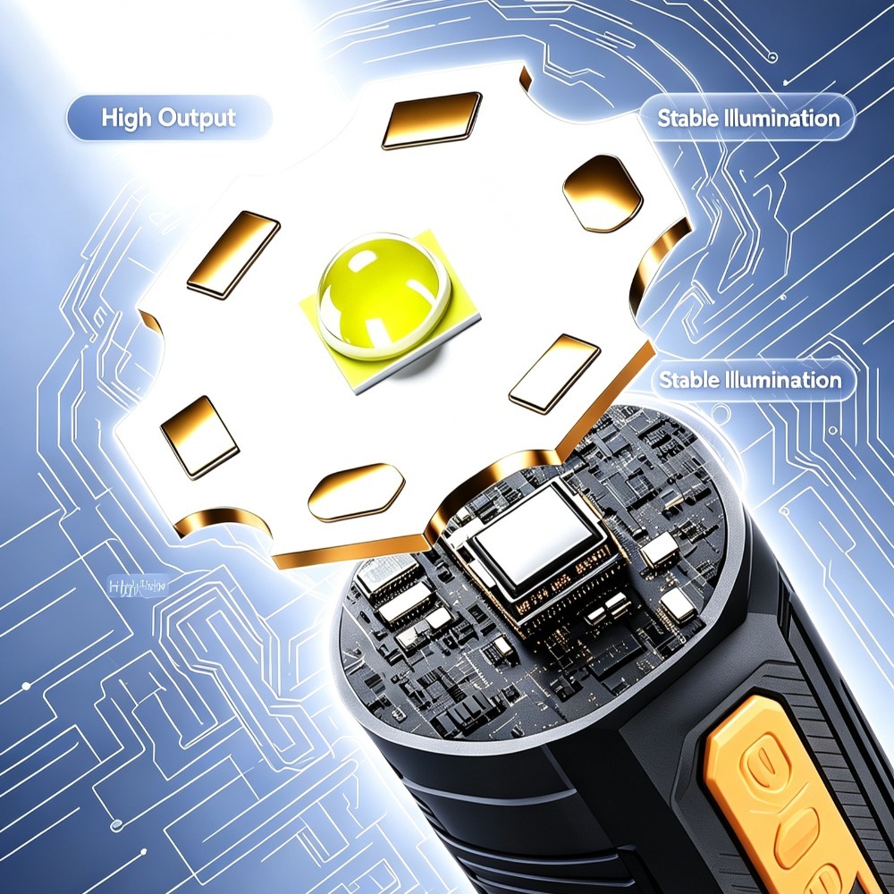 Nowa latarka robocza LED COB,  – Outdoor Lighting Repair recenzja i cena