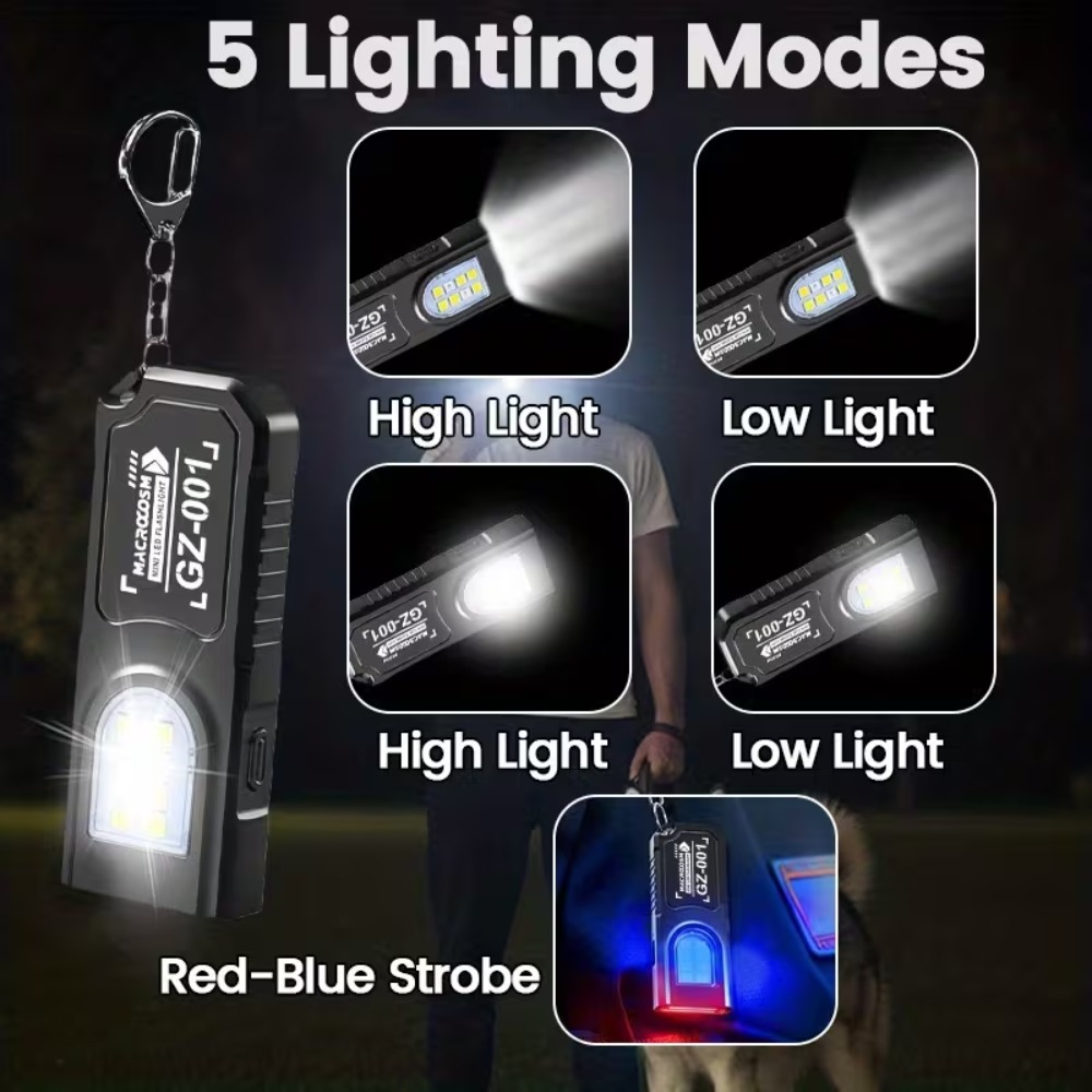 Mini latarka LED COB na breloc – Outdoor Lighting Panel recenzja i cena