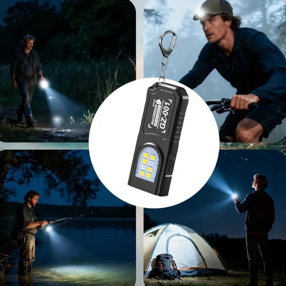 Mini latarka LED COB na breloc – Outdoor Lighting Panel recenzja i cena
